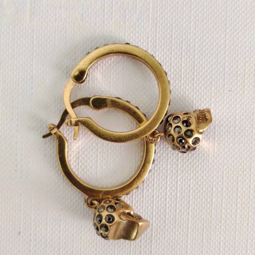 Skull Hoop earrings